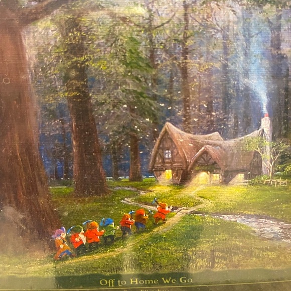 Disney Fine Art Puzzle ‘Off To Home We Go’ Seven Dwarfs 1000 Pcs NEW Sealed - Picture 3 of 3